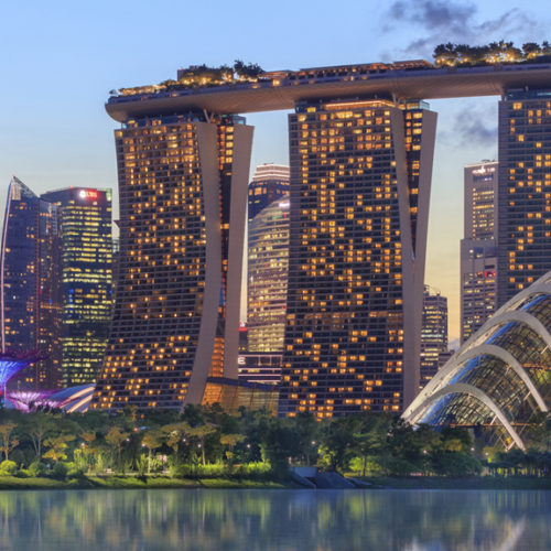 Singapore Skyline, Marina Bay